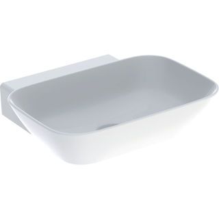 GE ONE AS-WT, Schalenform, 50x42,5 cm o. Hl., o. Ül., weiß, KeraTect