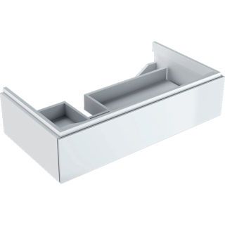 GE Xeno2 Unterschrank f. WT m. Ablg. re m .1 Schubl., 88x22x46,2cm, weiß