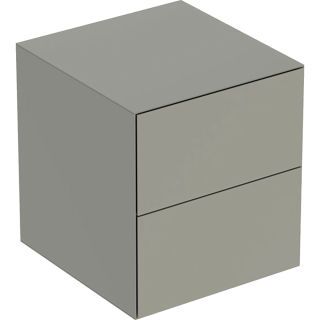 GE ONE Seitenschrank mit 2 Schubl. 45x49,2x47cm, greige matt