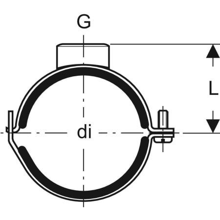 GE Silent-db20 Rohrschelle