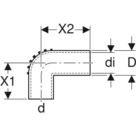GE Silent-db20 Anschlussbogen