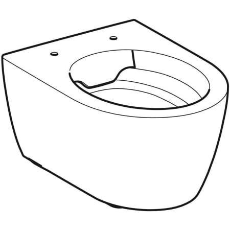 GE iCon Wand-WC Tiefspüler