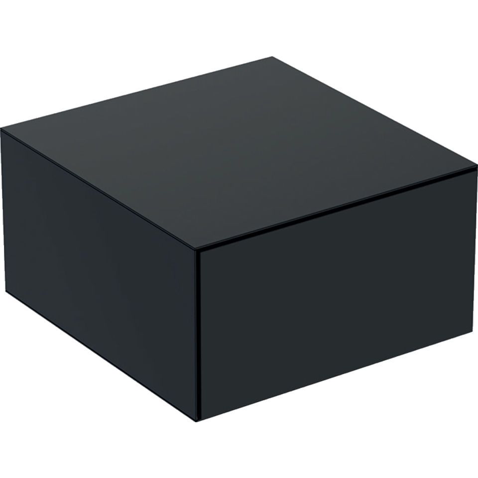 GE ONE Seitenschrank mit 1 Schubl. 45x24,5x47cm, schwarz matt