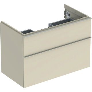 GE iCon Unterschrank für WT, 2 Schubl. 88,8x61,5x47,6cm, sandgrau