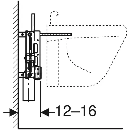 GE Kombifix Element für Bidet