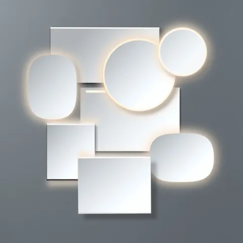 Lichtspiegel / beleuchtete Badspiegel Geberit Option sind in vielen Größen und Designs erhältlich.