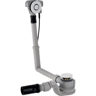 GE BW-Ablauf, mit PushControl d52 mit Fertigbauset, DN40/50, hgl.verchr.