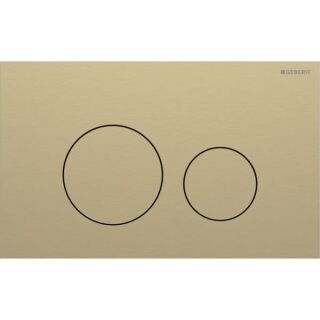GE Sigma 40 BetPl., für 2-Mengen-Spülung Round, messingfarben gebü./Etc