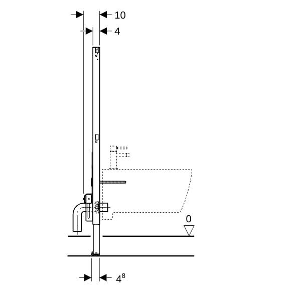 GE Duofix Element für Bidet