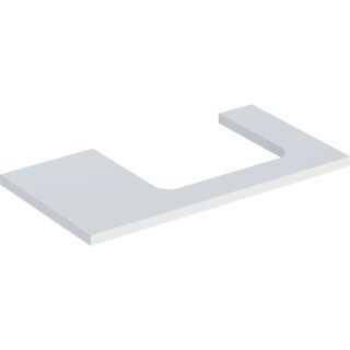 GE ONE WT-Platte, Ausschnitt re, für AWT 90x3x47cm, weiß matt
