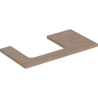 GE ONE WT-Platte, Ausschnitt li, für AWT 90x3x47cm, Eiche