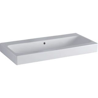 GE iCon Waschtisch, 90x48,5cm o. Hl., m. Ül., weiß