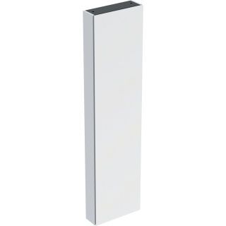 GE Hochschrank, 1 Tür u. i.Spiegel 45x180x15cm, weiß matt