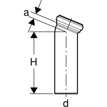 GE Ablauf-Anschlussbogen