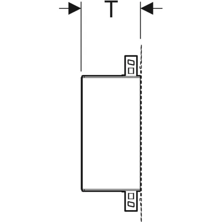 GE GIS Element Nischenablagebox