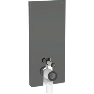 GE Monolith Plus Sanitärmodul f. SWC 114cm, Glas lava / alu. schwarzchrom