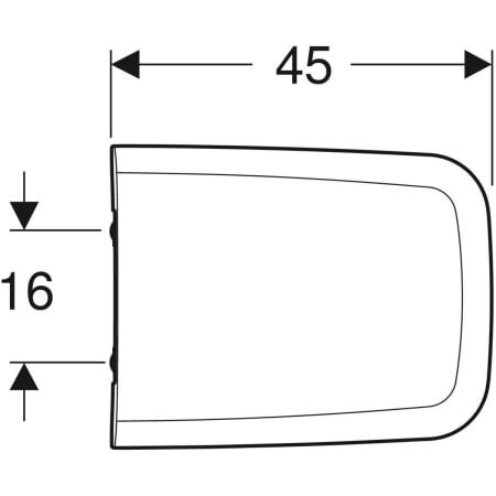 GE iCon Square WC-Sitz, Bef. von oben mit Absenkautomatik, Quick Release, weiß