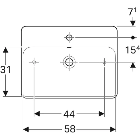 GE VariForm Aufsatzwaschtisch