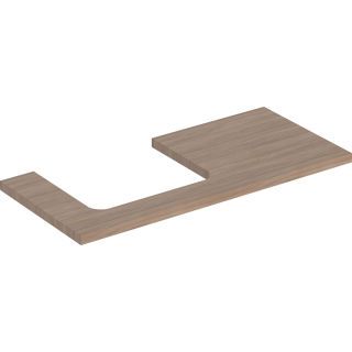 GE ONE WT-Platte, Ausschnitt li, für AWT 105x3x47cm, Eiche
