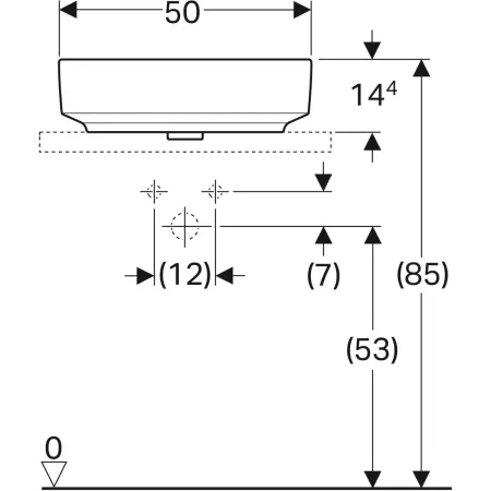 GE VariForm Aufsatzwaschtisch