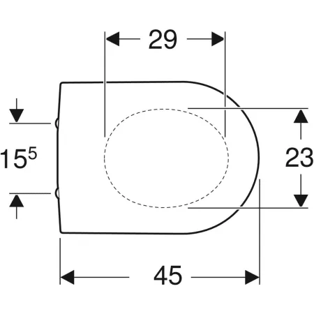GE iCon WC-Sitz