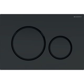 GE Sigma20 BetPl., für 2-Mengen-Spülung Round, swm lackiert, Etc/ schwarz