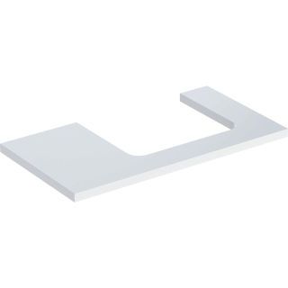 GE ONE WT-Platte, Ausschnitt re, für AWT 90x3x47cm, weiß hgl.