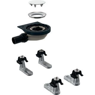 GE Duschwannenablauf mit 4 Füßen für Setaplano Sperrwasserhöhe 30 mm d40