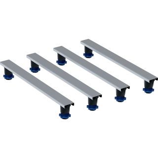 GE Set Füße und 4 Traversen 800mm H:9-21cm, für Duschwanne aus Steinharz