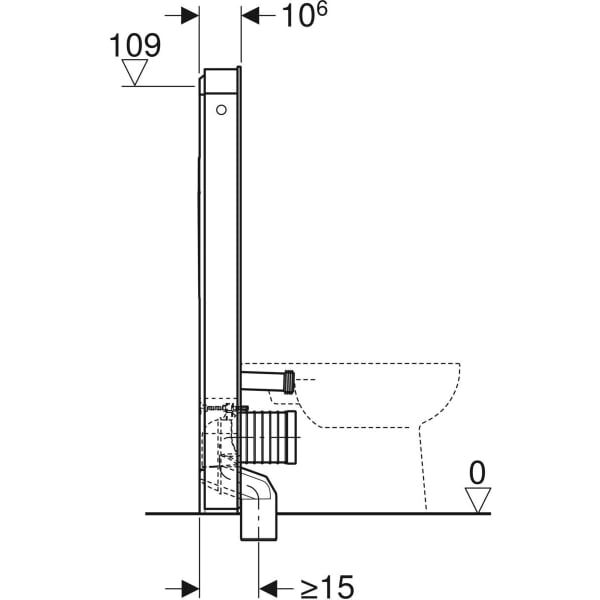 GE Monolith Plus Sanitärmodul für Stand-WC