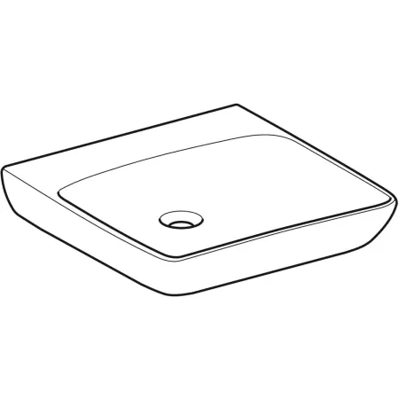 GE Renova Comfort WT barrierefrei 60x55cm, o. Hl., o. Ül., weiß, KeraTect