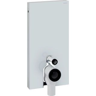 GE Monolith Sanitärmodul für Stand-WC 101 cm Glas weiß