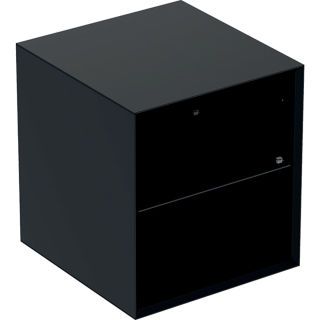 GE ONE Seitenelement 45x47x49,2cm, schwarz matt
