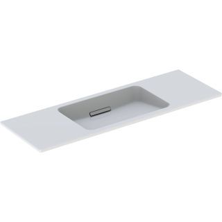 GE ONE WT, 120x40cm, CleanDrain v.Ausld. o.Hl., Ül. verd., weiß Tect/weiß glzd
