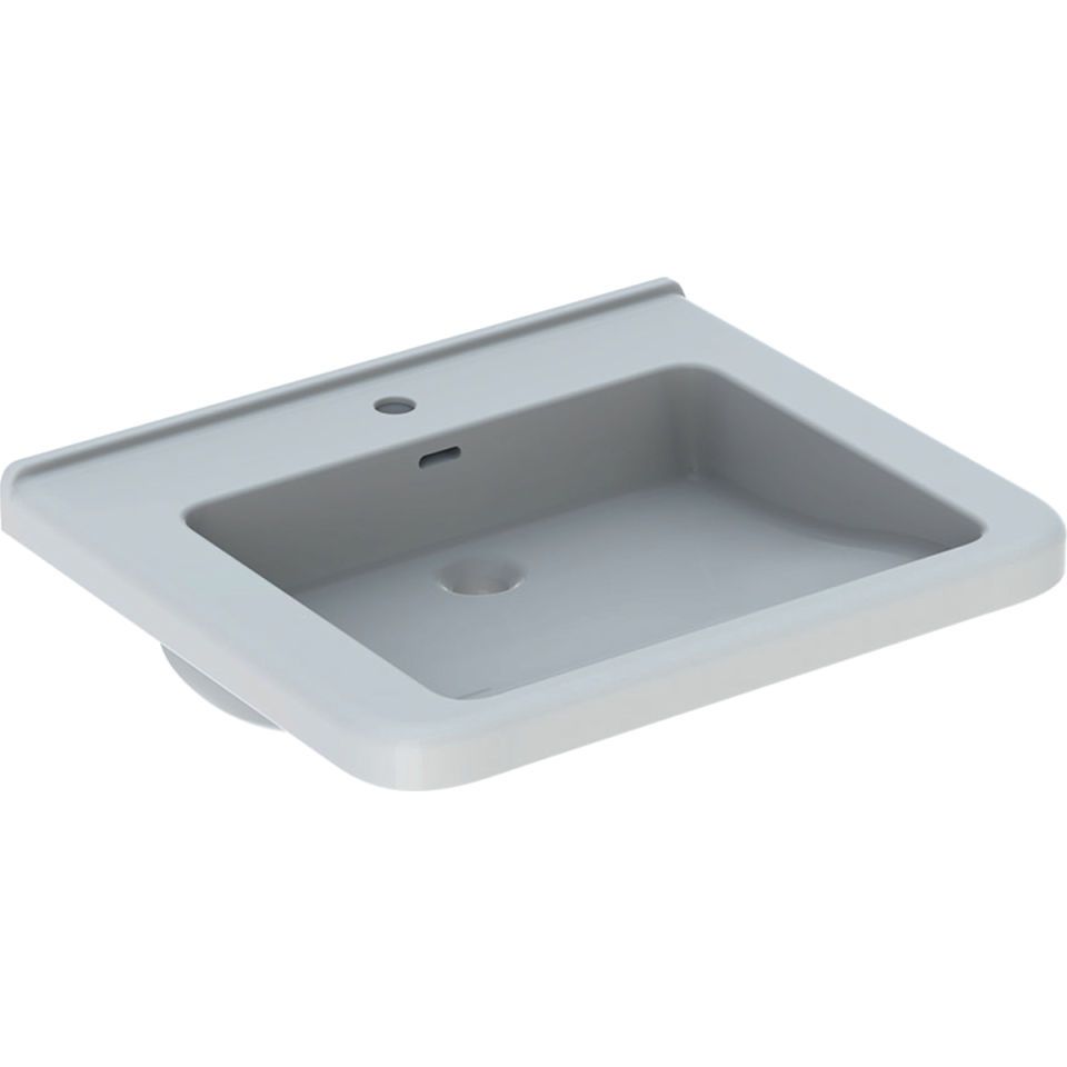 GE Renova Comfort Square WT barrierefrei 60x55cm, o. Hl., o. Ül., weiß, KeraTect