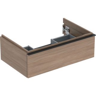 GE iCon Unterschrank für WT, 1 Schubl. 74x24,7x47,6cm, Eiche/Gr. Lava