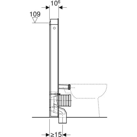 GE Monolith Plus Sanitärmodul für Stand-WC