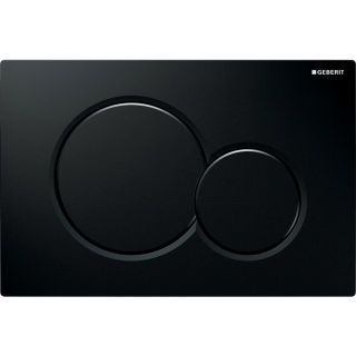 GE Sigma01 BetPl., für 2-Mengen-Spülung Round, schwarz