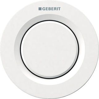 GE Typ 01 Fernbetätigung, pneum. 1-Mengen-Sp., UP-Drücker, Round, weiß