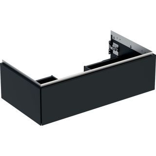 GE ONE Unterschrank für WT/-Platte 1 Schubl., 88,8x26,6x47cm, schwarz matt