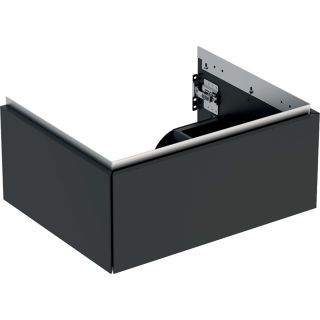 GE ONE Unterschrank für WT/-Platte 1 Schubl., 59,2x26,6x47cm, lava matt