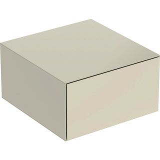 GE ONE Seitenschrank mit 1 Schubl. 45x24,5x47cm, sandgrau hgl.