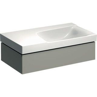 GE Xeno2 Unterschrank f. WT m. Ablg. li m .1 Schubl., 88x22x46,2cm, greige