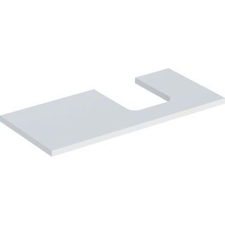 GE ONE WT-Pl. Aus re für AWT Schalenform 105x3x47cm, weiß matt