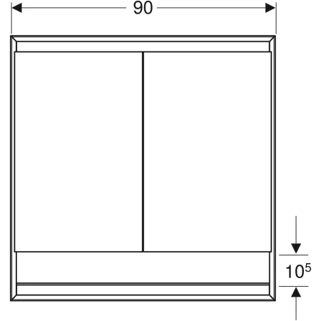 GE ONE Spiegelschrank mit ComfortLight