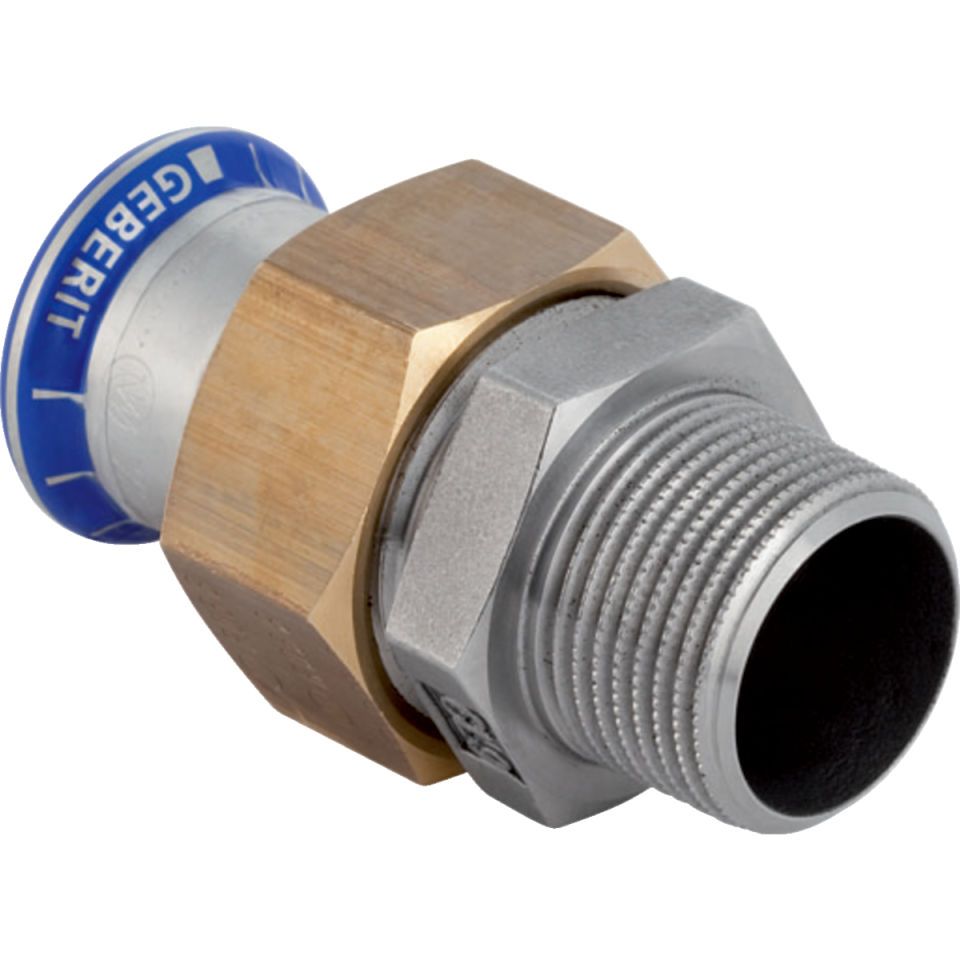 GE Mapress Edelstahl Übergangsverschraubung