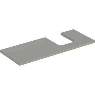 GE ONE WT-Pl. Aus re für AWT Schalenform 120x3x47cm, greige matt