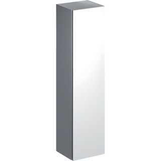 GE Xeno2 Hochschrank mit einer Tür und Innenspiegel, 40x170x35,1cm, weiß