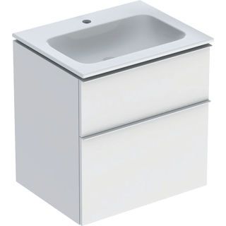 GE iCon Set MWT m. US, 2 Schubl. 60x63x48cm, weiß matt