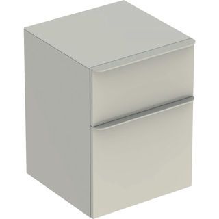 GE Smyle Square Seitenschrank mit 2 Schubladen, 45x60x47cm, sand-grau